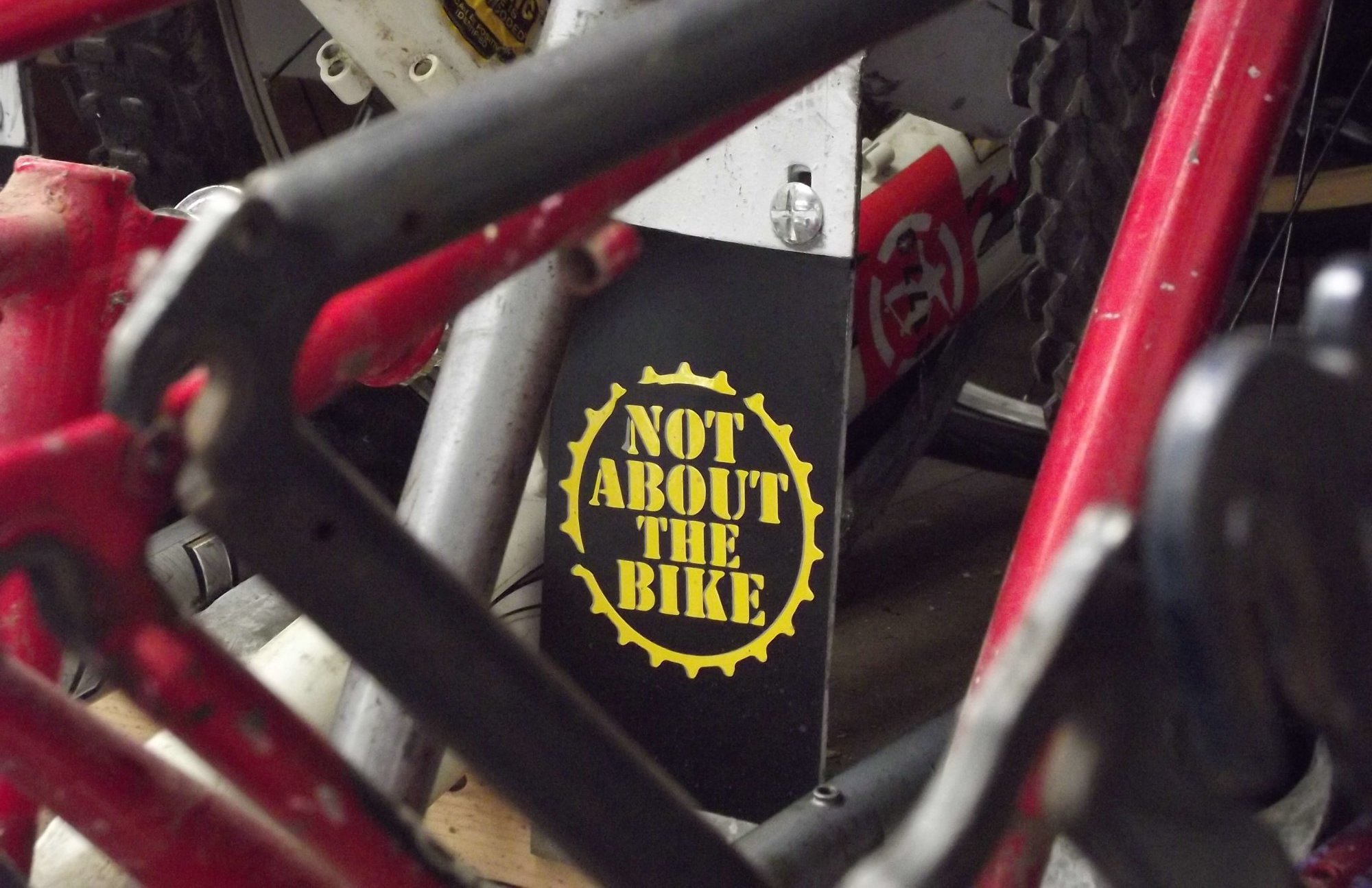 Not about the bike logo and bikes